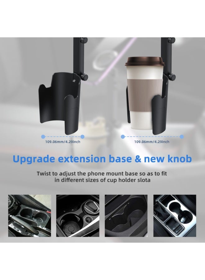 Bukela Magnetic Cup Holder CarPhone Holder Compatible with Mag-Safe,Longer Neck Adjustable,Height and Angle Adjustment,Phone Mount for Car or SUV for iPhone Samsung All 4-7"inches Smartphones (Magnetic type) - Image 5